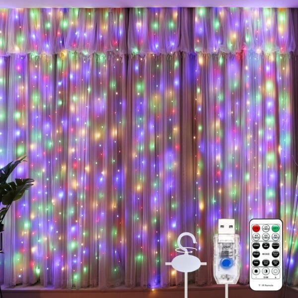 Curtain Fairy Lights (Multicolor)