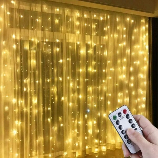 Curtain Fairy Lights (Warm White Color)