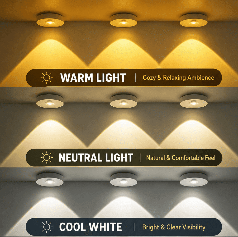 rechargeable cabinet closet spot light shokher
